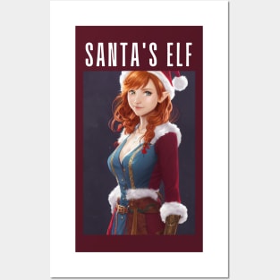 Santa's Elf - Anime - Christmas Fantasy Posters and Art